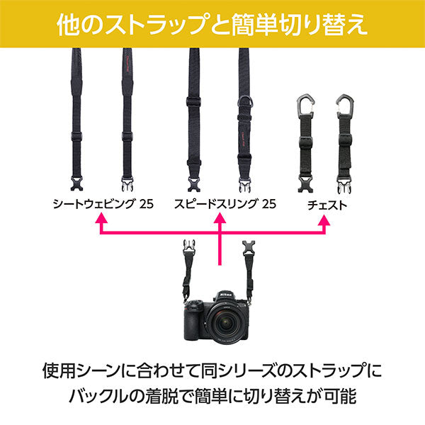 ハクバ KST-GWAT-SS25 GW-PRO アタッチメントストラップ スピードスリング 25