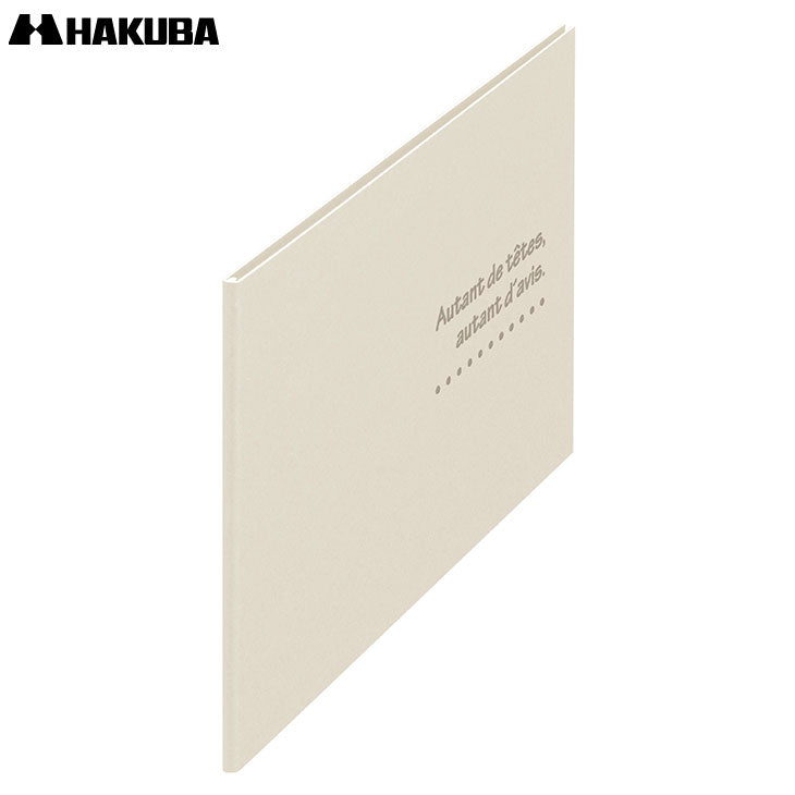 HAKUBA HAKUBA 写真台紙 ランス ドゥ Lサイズ 2面(ヨコ・ヨコ) 5枚セット クリーム MRCDO-LY2CR5S