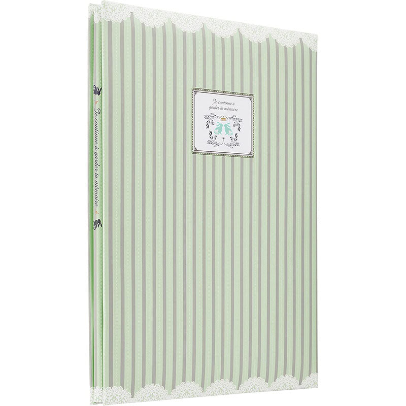 フジカラー F-10B（BK） ストライプ グリーン