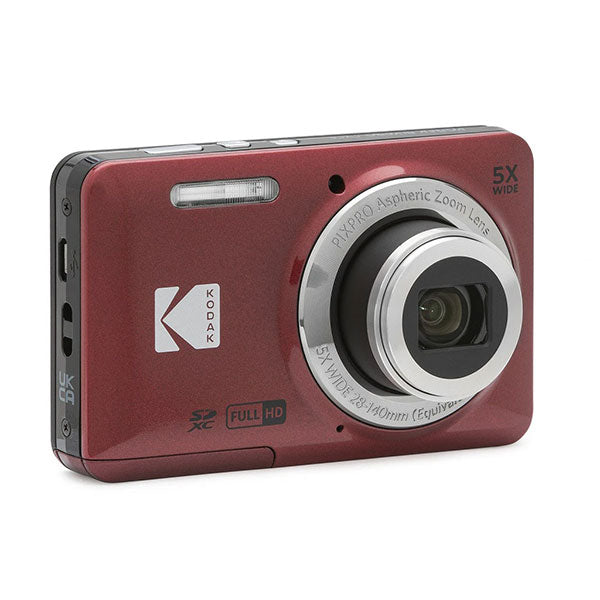 コダック デジタルカメラ PIXPRO FZ55 FZ55RD2A レッド [5倍光学ズーム/有効1635万画素/1080p フルハイビジョ —  写真屋さんドットコム