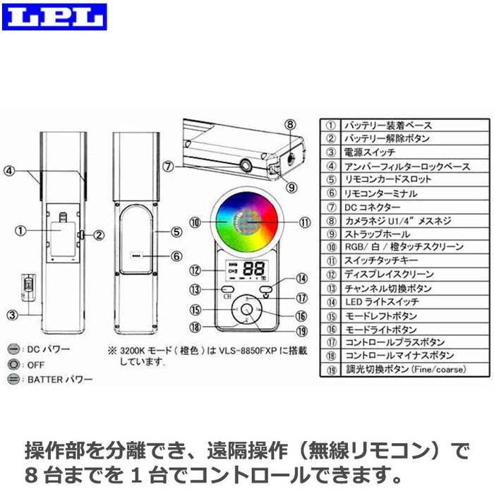 LPL L26116 LEDスティックライトプロ VLS-8950FXP バイカラー — 写真屋