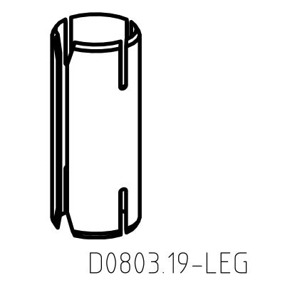 GITZO スペアパーツ D0803.19-LEG ※欠品：ご注文より、約3ヶ月かかります