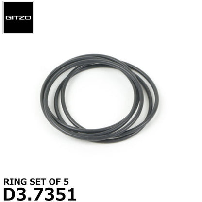 GITZO スペアパーツ D3.7351 RING SET OF 5 ※欠品：ご注文後、約3～4ヶ月かかります
