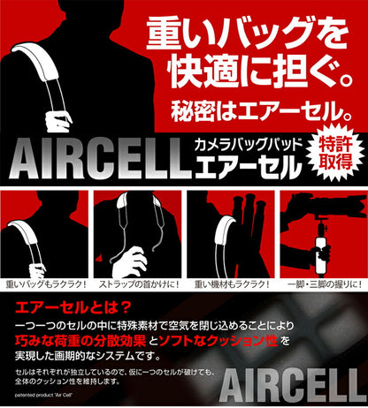ジャパンホビーツール カメラバッグ用パッド AIRCELL（エアーセル） ファブリック 迷彩