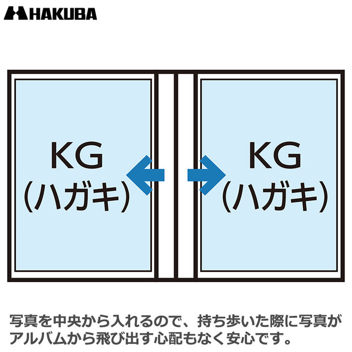 ハクバ APNP-PC20-UTT Pポケットアルバム NP KG（ハガキ）サイズ 20枚収納 海と鳥