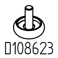 GITZO スペアパーツ D108623 FOOT D.14.7 ※1個単位の販売です