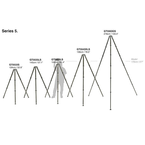 《2年延長保証付》 GITZO GT5533S システマティック三脚5型3段