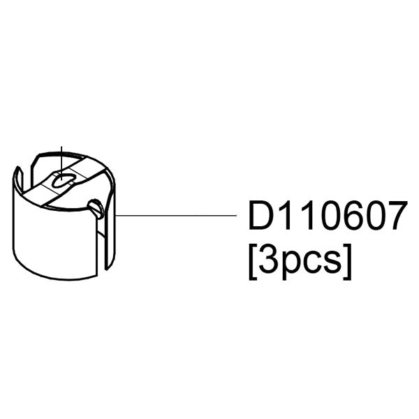 GITZO スペアパーツ D110607 HOSE CLAMP D.32.9 SET OF 3