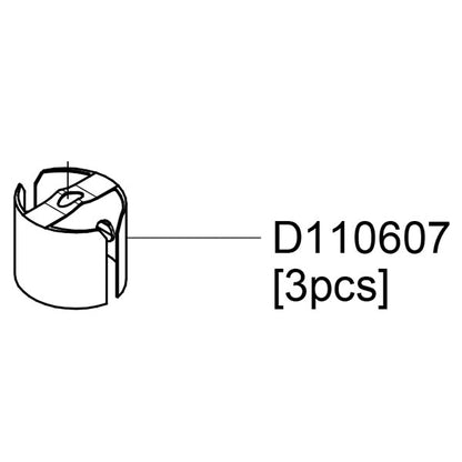 GITZO スペアパーツ D110607 HOSE CLAMP D.32.9 SET OF 3