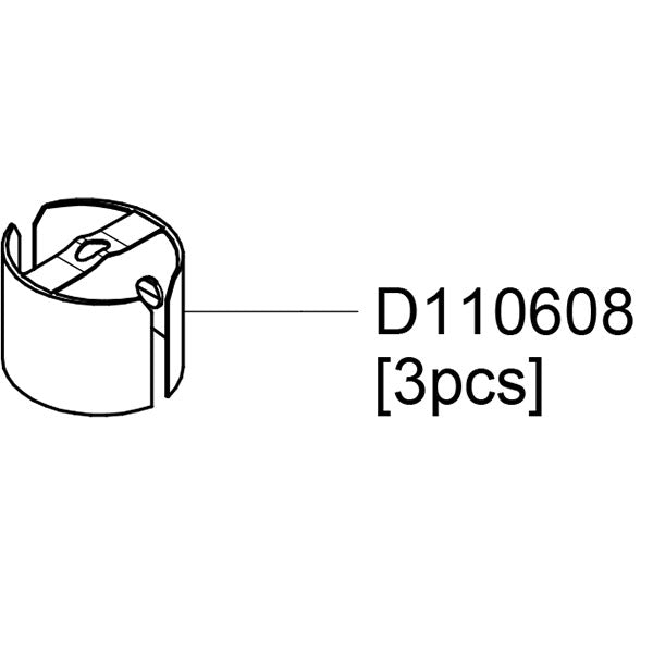 GITZO スペアパーツ D110608 HOSE CLAMP D.37 SET OF 3