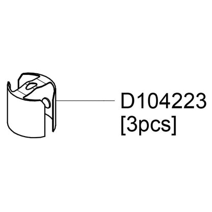 GITZO スペアパーツ D104223 HOSE CLAMP D.29 SET OF 3