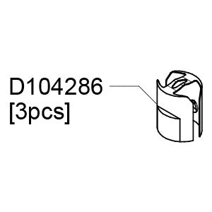 GITZO スペアパーツ D104286 HOSE CLAMP SET OF 3 ※欠品：ご注文より、約3～4ヶ月かかります（6/11現在）