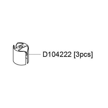 GITZO スペアパーツ D104222 HOSE CLAMP SET OF 3 ※欠品：ご注文後3～4ヶ月かかります