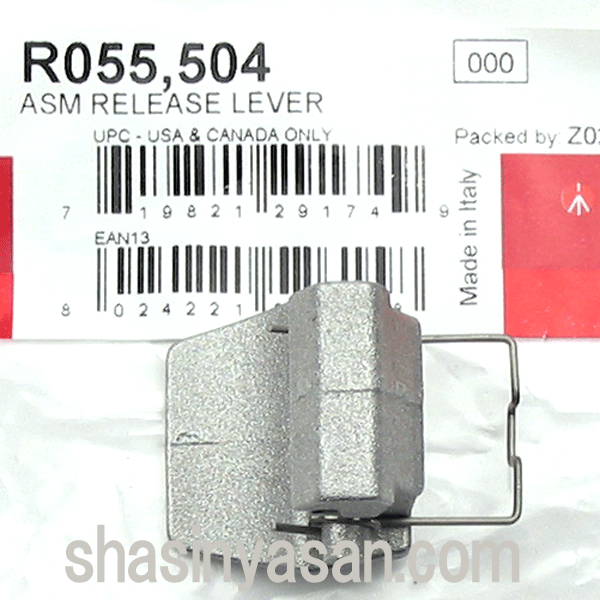 マンフロット スペアパーツ R055.504 ASM RELEASE LEVER ※欠品：ご注文後、約3ヶ月かかります