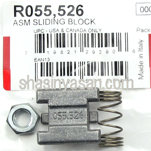 マンフロット スペアパーツ R055.526 ASM SLIDING BLOCK ※欠品：ご注文後、約3ヶ月かかります