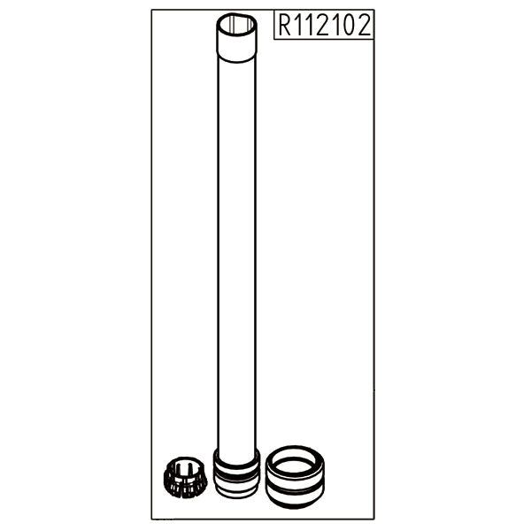 マンフロット スペアパーツ R112102 LEG 2ND SECTION ASSY