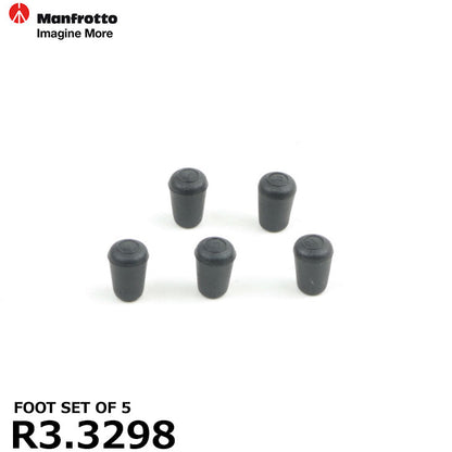 マンフロット スペアパーツ R3.3298 FOOT SET OF 5