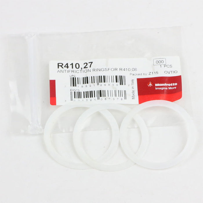 マンフロット スペアパーツ R410.27 ANTIFRICTION RINGS FOR R410.08 ※欠品：ご注文後、約3ヶ月かかります